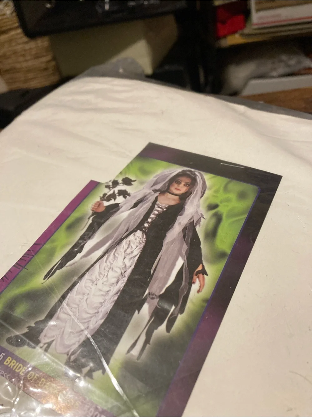 Vintage Fun World Bride of Darkness child costume